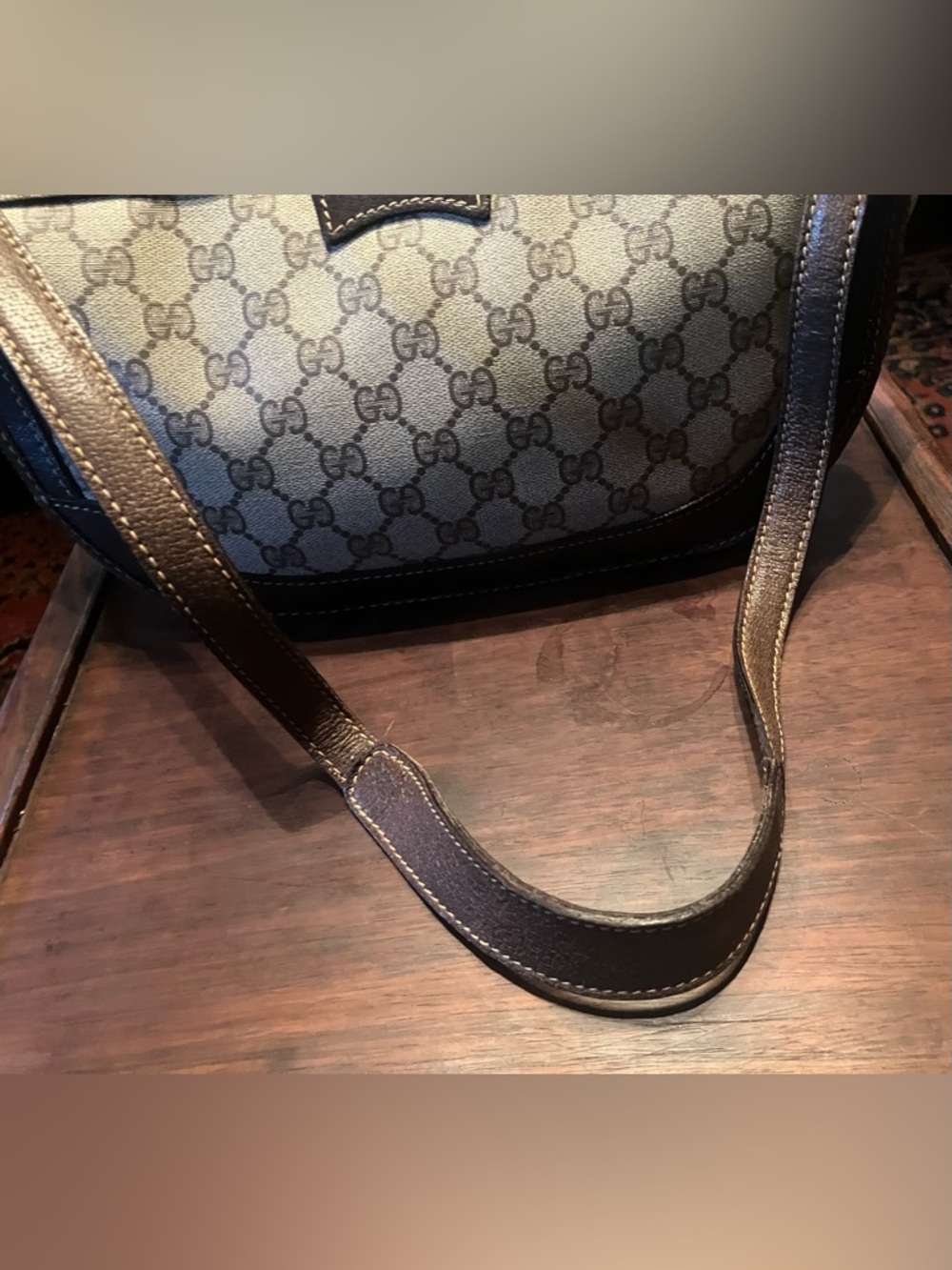Gucci Vintage supreme monogram half moon shoulder bag - Picture 10 of 10